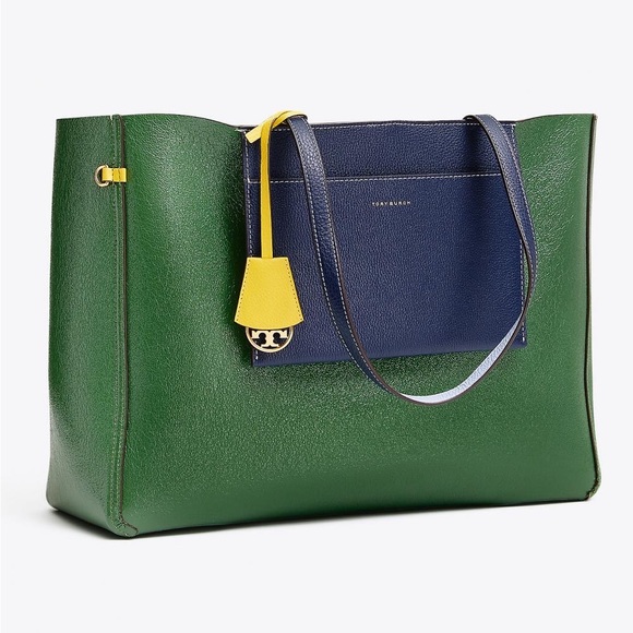 Tory Burch Perry Reversible Color-Block Large Tote - Picture 5 of 11